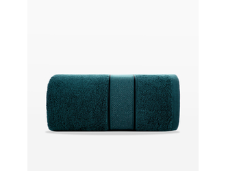 Ręcznik bawełniany do twarzy zieleń turkusowa LIANA 50x90 cm