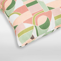 Poduszka dekoracyjna różowo-zielona PALEO 45x45 cm