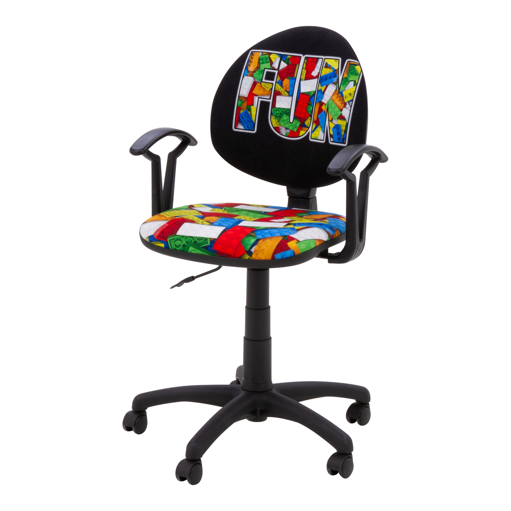 Krzesło obrotowe dla dziecka SMART klocki