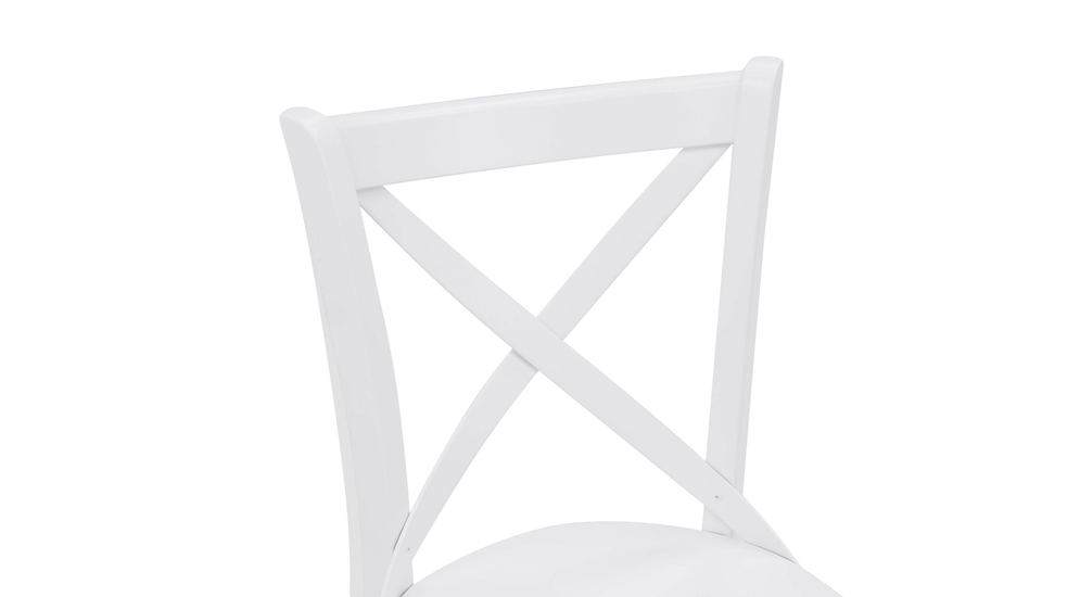 Krzesło drewniane białe FRESCO