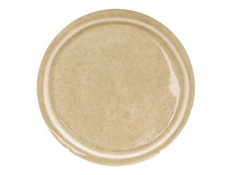 Talerz deserowy ceramiczny kremowy GLACIAR 21 cm