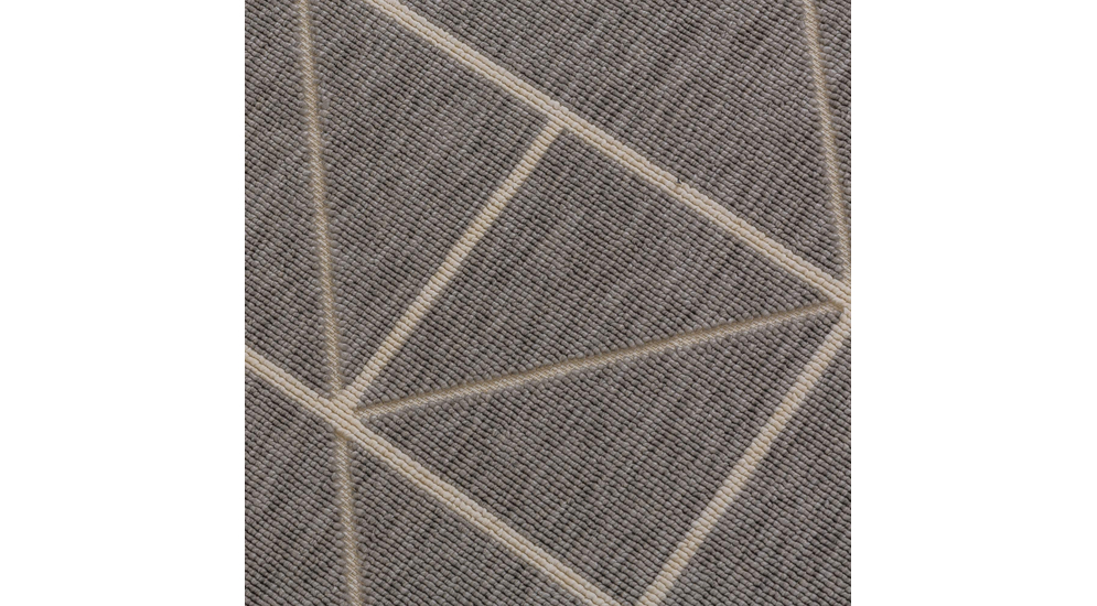 Dywan w trójkąty szary FABIO 120x170 cm