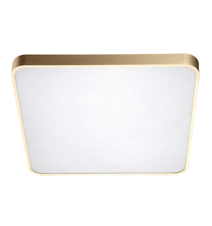 Plafon LED kwadratowy złoty SIERRA 40 cm