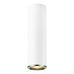 Lampa sufitowa tuba biało-złota LOYA 20 cm