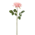 Sztuczny kwiat RÓŻA różowa 53 cm