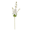 Sztuczny kwiat ostróżka biała 98 cm