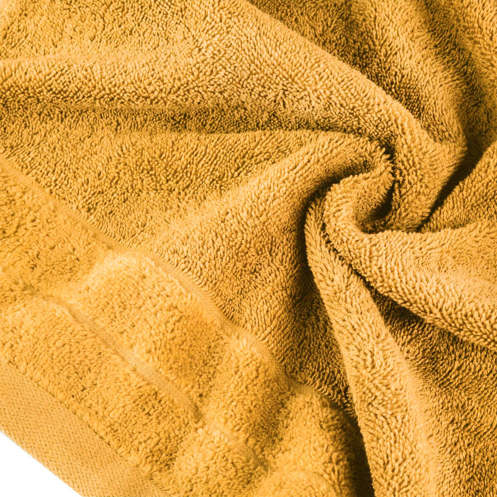 Ręcznik bawełniany musztardowy DAMLA 50x90 cm