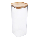 Pojemnik szklany z bambusową pokrywką 2,1 l