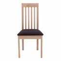 Krzesło bukowe z tapicerowanym siedziskiem SAMI