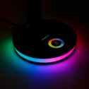 Lampa biurkowa LED podstawa RGB czarna PDL400RGBB