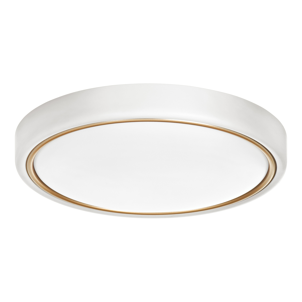 Plafon LED okrągły biało-złoty AJE-VERDI