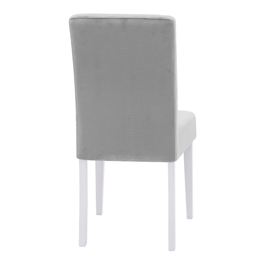 Krzesło tapicerowane jasnoszare JORK