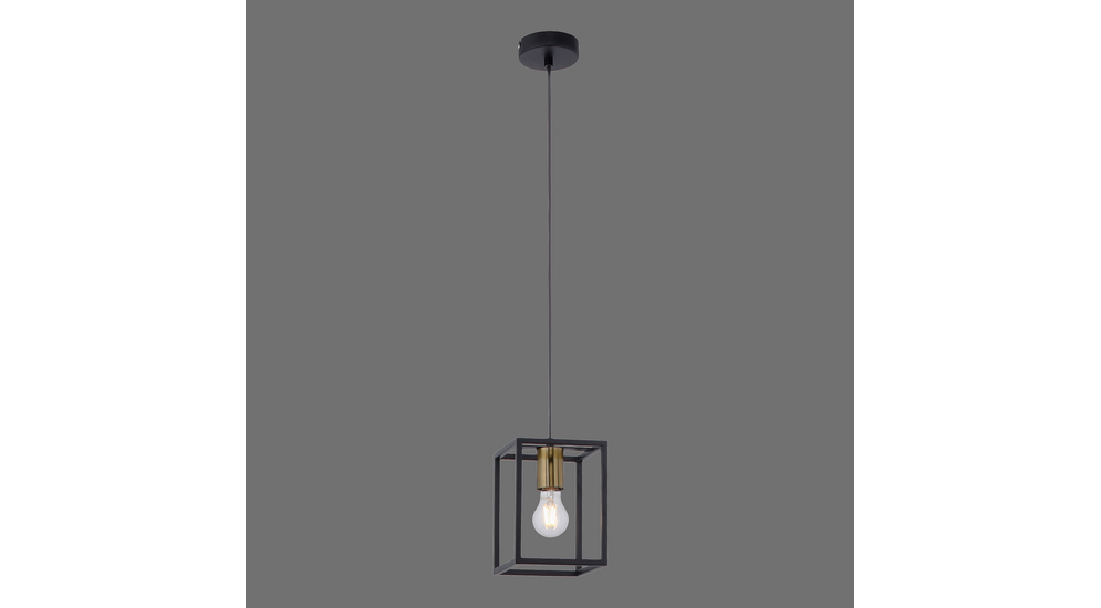 Lampa wisząca geometryczna czarna FABIO 15813-60