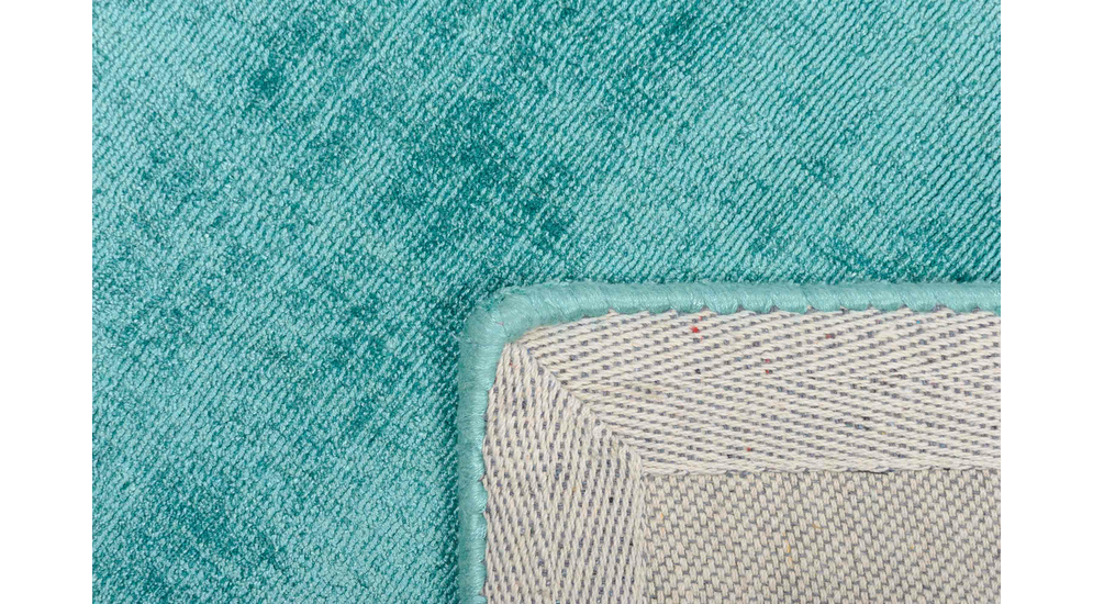 Dywan ręcznie tkany z wiskozy turkus PREMIUM 160x230 cm