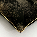 Poszewka welurowa czarna ALASKA 45x45 cm