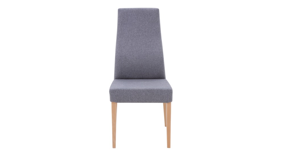 Krzesło tapicerowane szare FENIIX