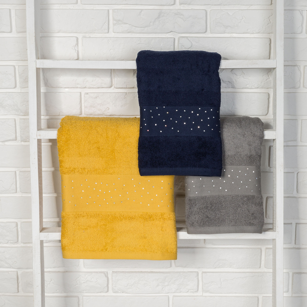 Ręcznik żółty CRISTAL 50x100 cm