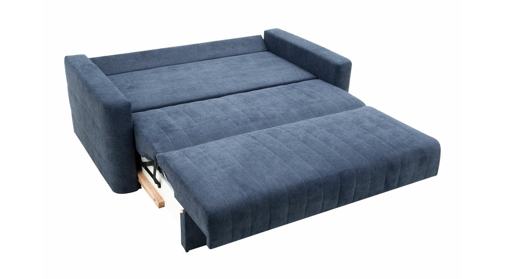 Sofa rozkładana ciemnoniebieska DOMO 3