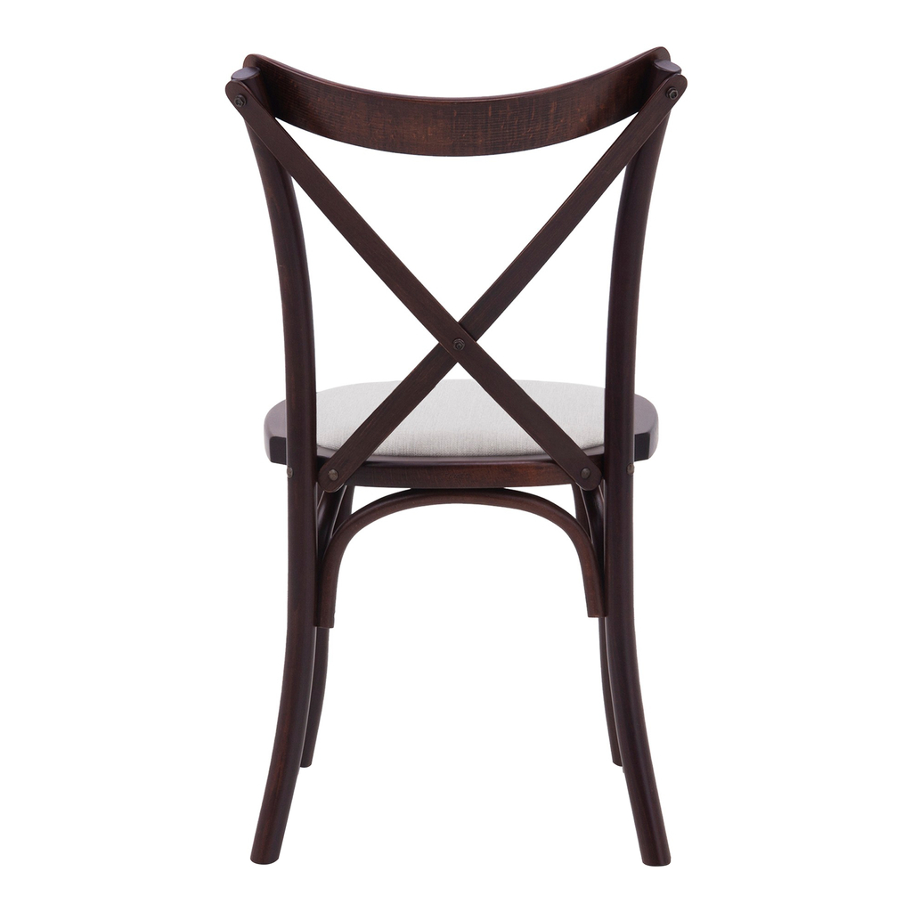 Krzesło klasyczne z tapicerowanym siedziskiem ANDRICO