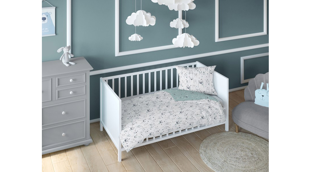 Pościel do łóżeczka dla niemowląt MISIE 100x135 cm