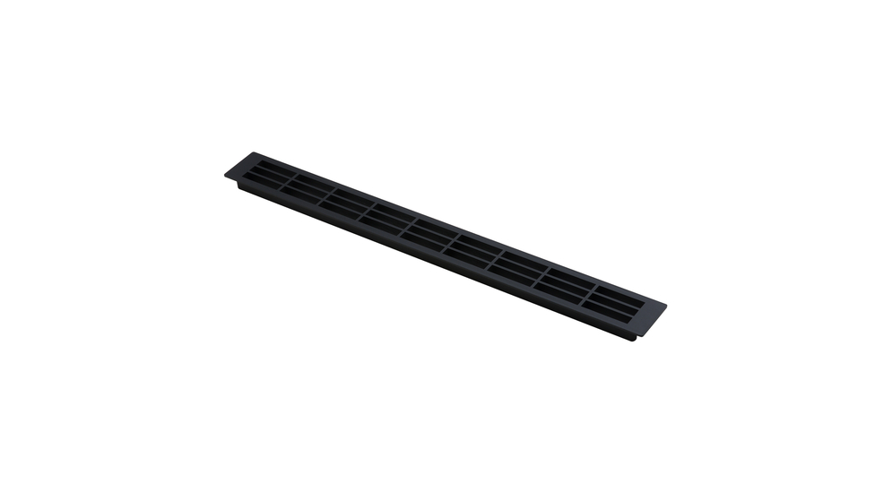 Kratka wentylacyjna KAMPO PVC czarna 50x500 mm
