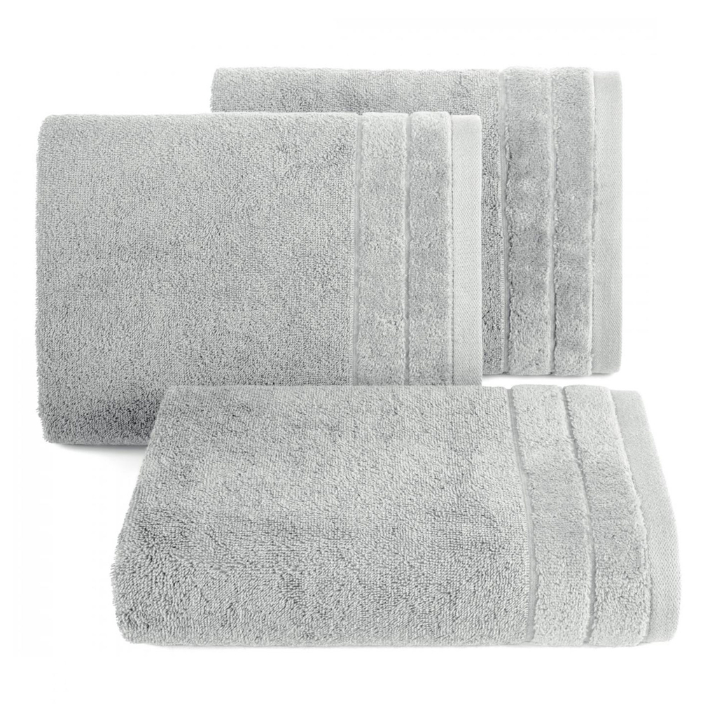 Ręcznik bawełniany szary DAMLA 30x50 cm