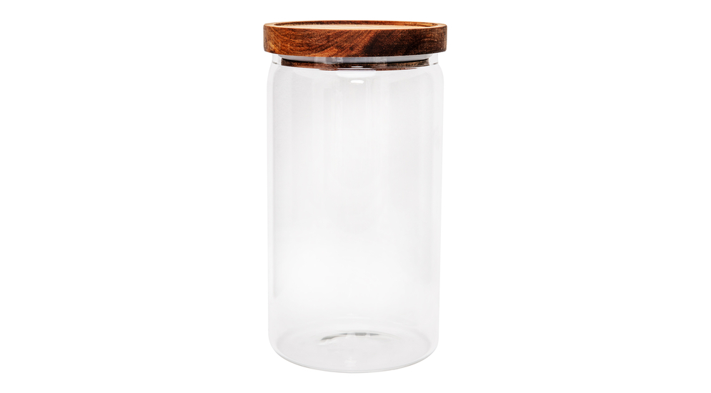 Pojemnik szklany z pokrywką akacjową 1,6 l