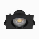 Reflektor spot podtynkowy kwadratowy czarny ORO ZUMA LED S 5W CCT-W