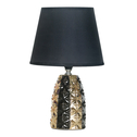 Lampa stołowa glamour czarno-złota 31 cm