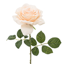 Sztuczny kwiat RÓŻA biała 53 cm