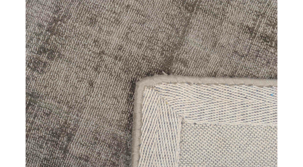 Dywan ręcznie tkany z wiskozy jasnoszary PREMIUM  240x340 cm
