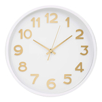 Zegar okrągły skandynawski biały 30 cm