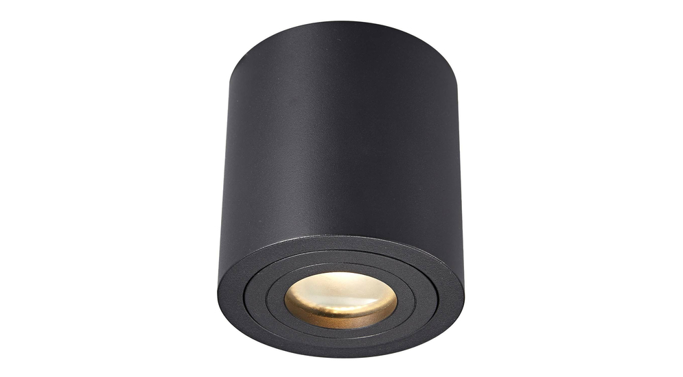 RONDIP SL to oświetlenie typu spot, montowane na suficie. Jego minimalistyczna forma z punktowym światłem i czarny kolor  doskonale wkomponuje się w nowoczesną stylistykę wnętrza.