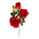Sztuczny kwiat róża czerwona 85 cm