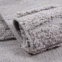 Dywan bawełniany z frędzlami szary BOHO 70x140 cm