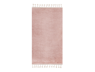 Dywan z frędzlami różowy ALASKA 80x150 cm