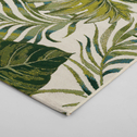 Dywanik w liście zielony FLORAL 60x100 cm