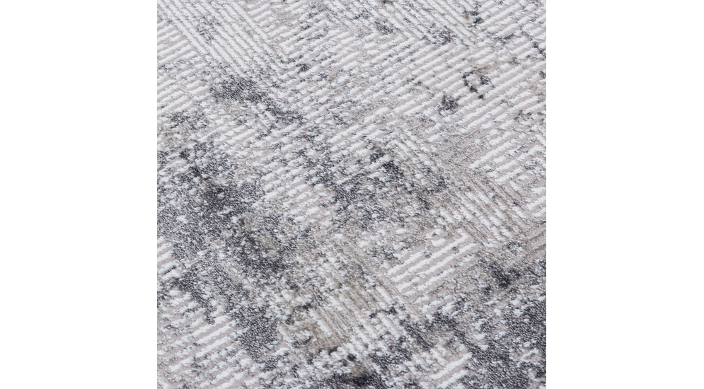 Dywan z frędzlami jasnoszary KASHMIR 120x170 cm