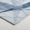 Dywan geometryczny niebieski PUERTO 80x150 cm