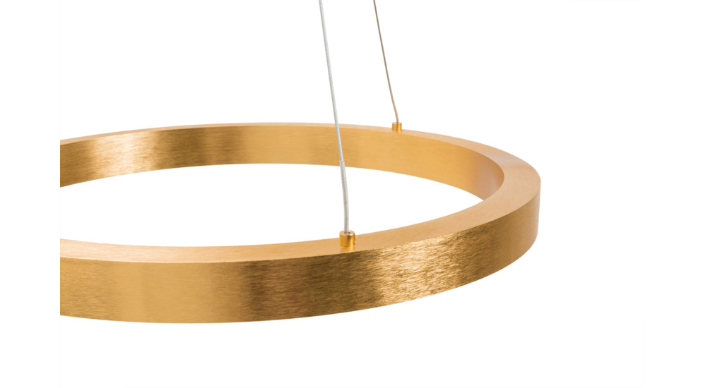 Lampa wisząca LED złota CARLO 40 cm