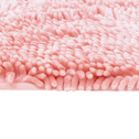 Dywanik łazienkowy różowy shaggy SILAS 50x80 cm
