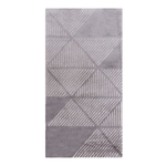Dywan w trójkąty biało-szary PROVANCE 80x150 cm