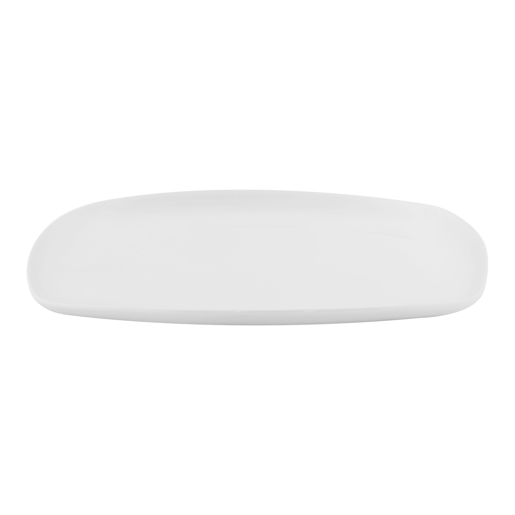 Półmisek porcelanowy QUADRO biały 35x23,3 cm