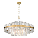 Lampa wisząca glamour złota CONSTANTINOPLE 80 cm