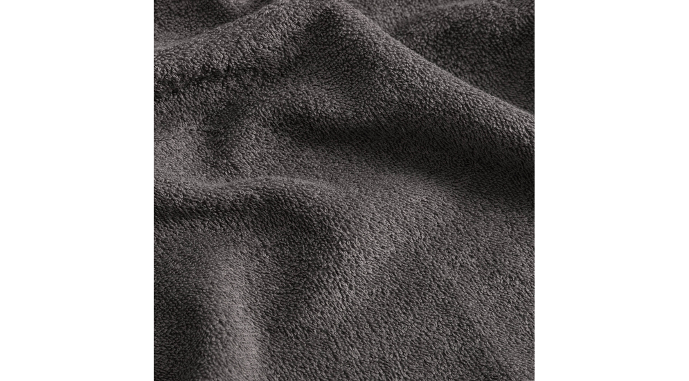 Bawełniany ciemnoszary ręcznik do rąk