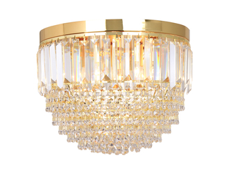 Lampa sufitowa glamour złota CHARLOTTE 40 cm