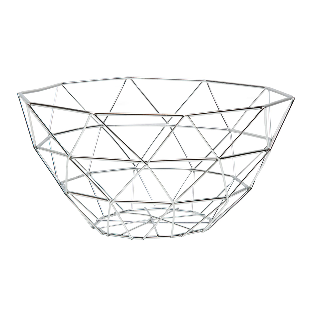 Koszyk metalowy okrągły dekoracyjny 31x17,5 cm
