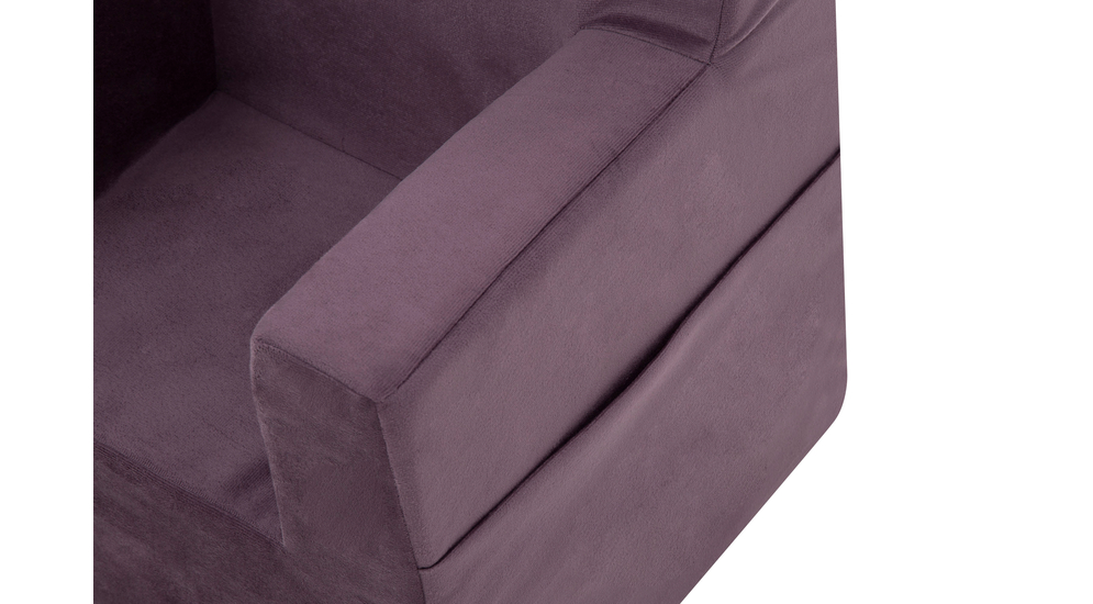 Fotelik z pianki mały fioletowy ELMO