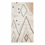Dywan shaggy z motywem tipi MERIDIEN  80x150 cm