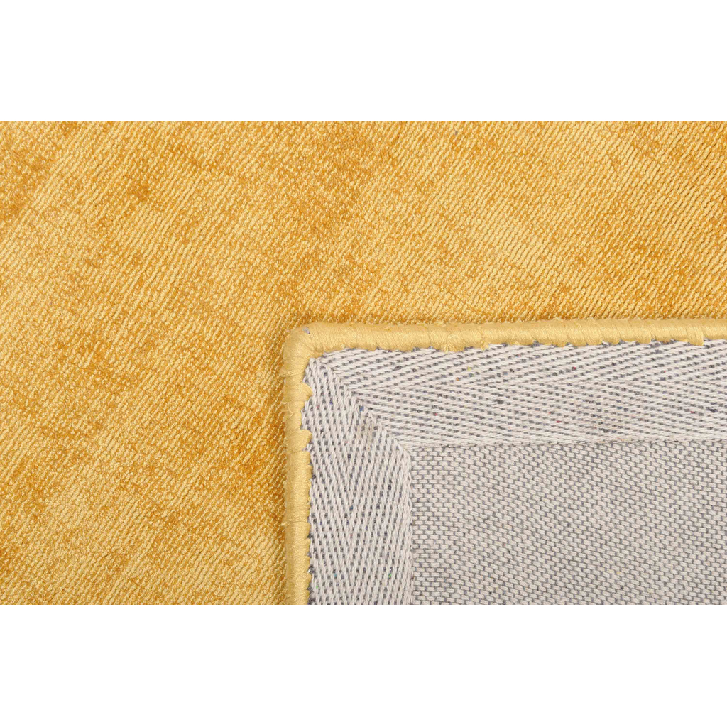 Dywan ręcznie tkany z wiskozy żółty 160x230 cm